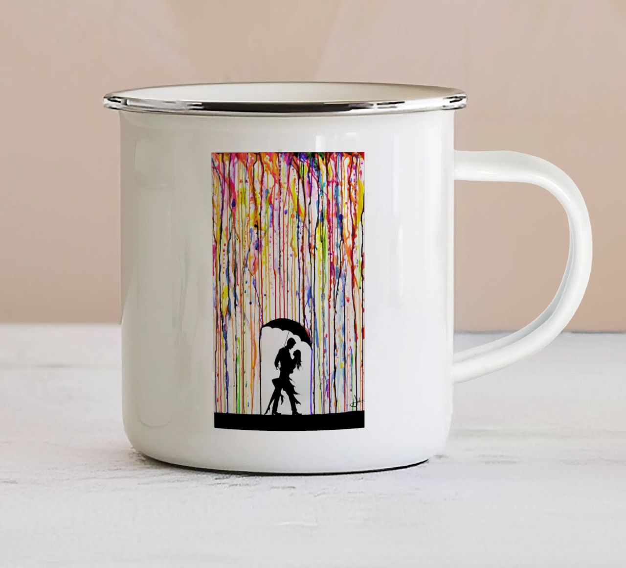 Tempest tazza in smalto da Marc Allante