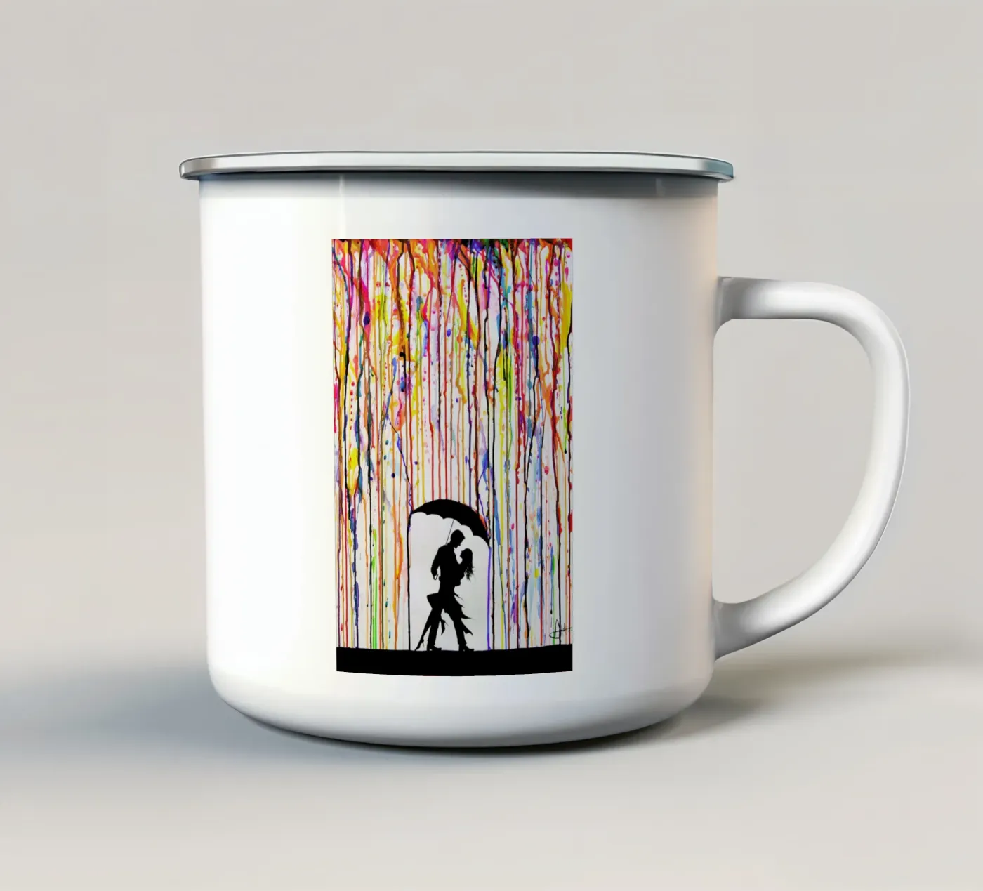 Tempest enamel mug by Marc Allante
