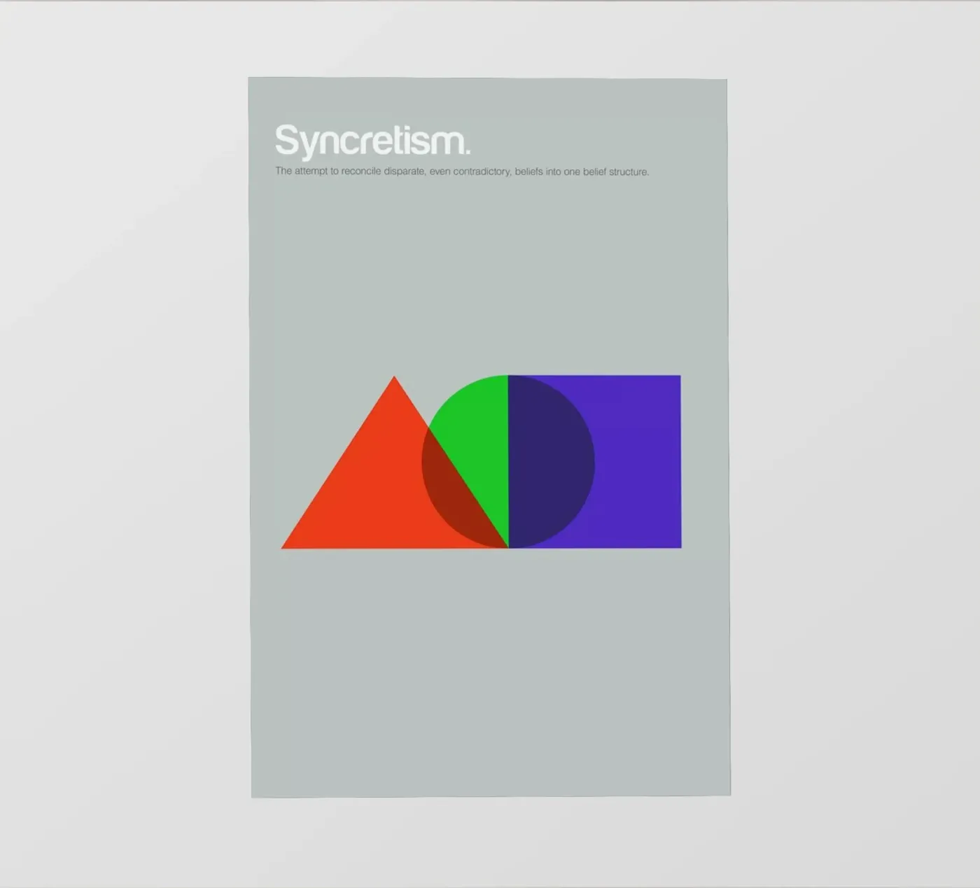 Syncretism telo in pvc da Genís Carreras