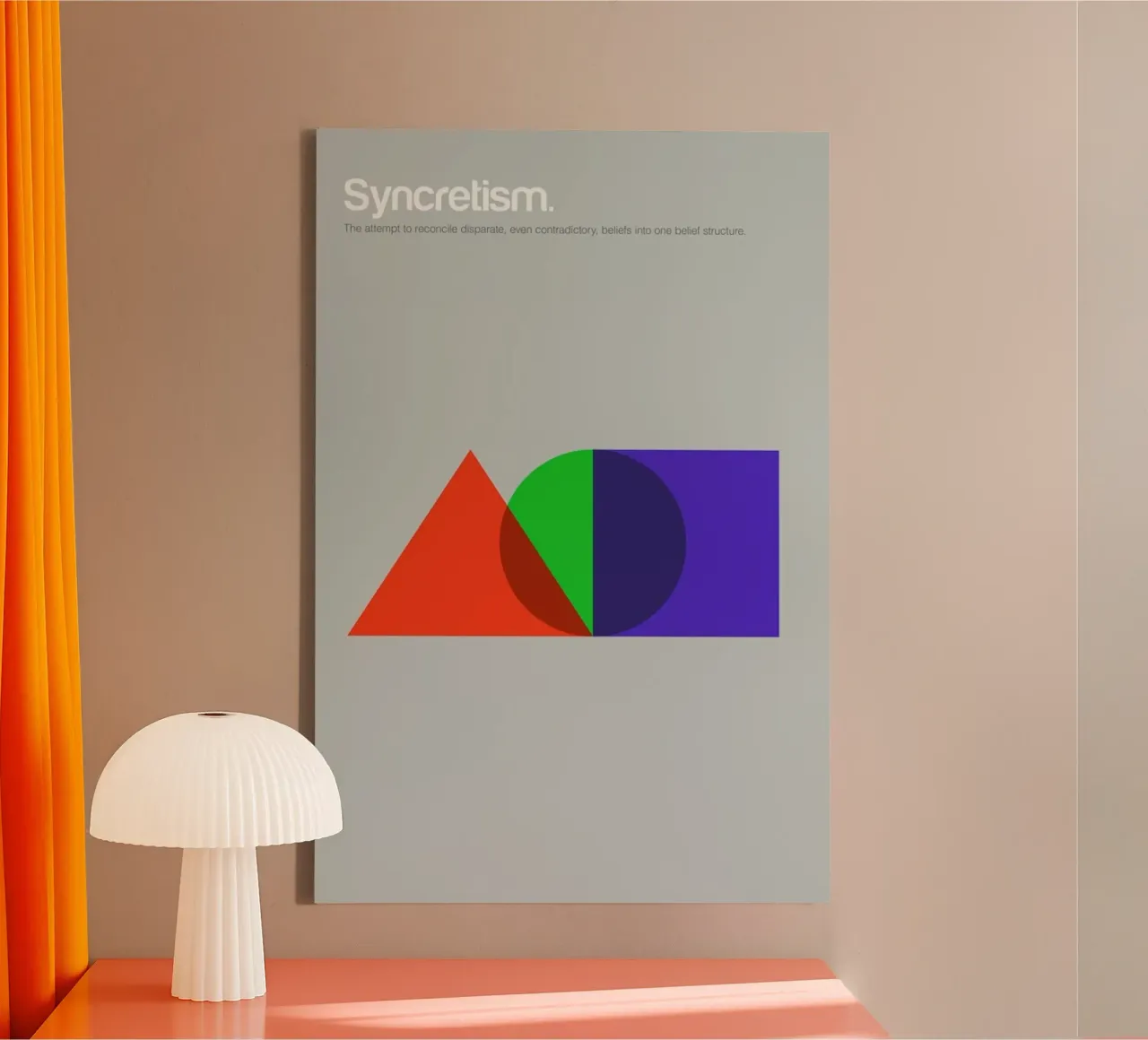 Syncretism tela con Cornice a cassetta da Genís Carreras