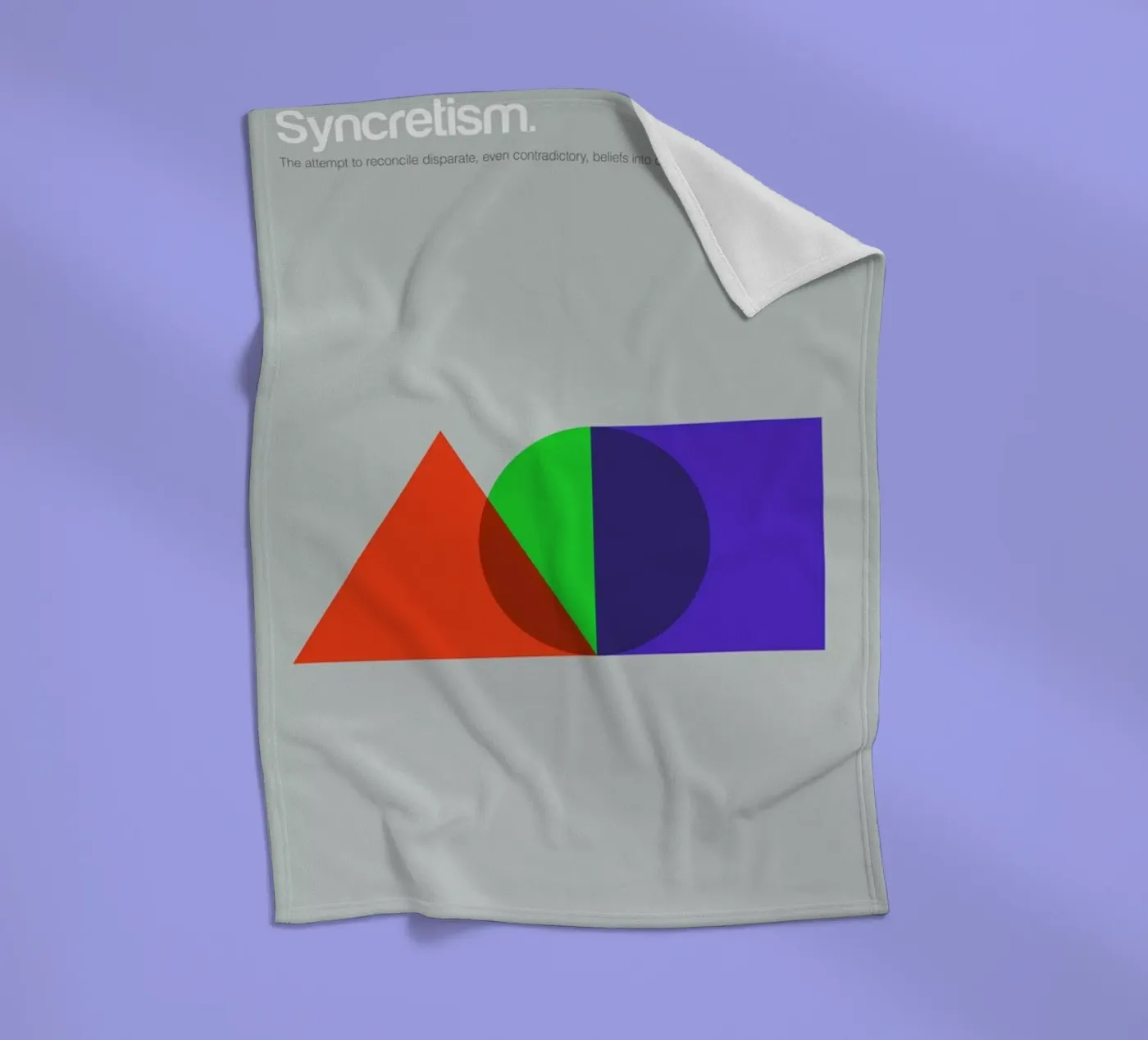 Syncretism plaid polaire de Genís Carreras