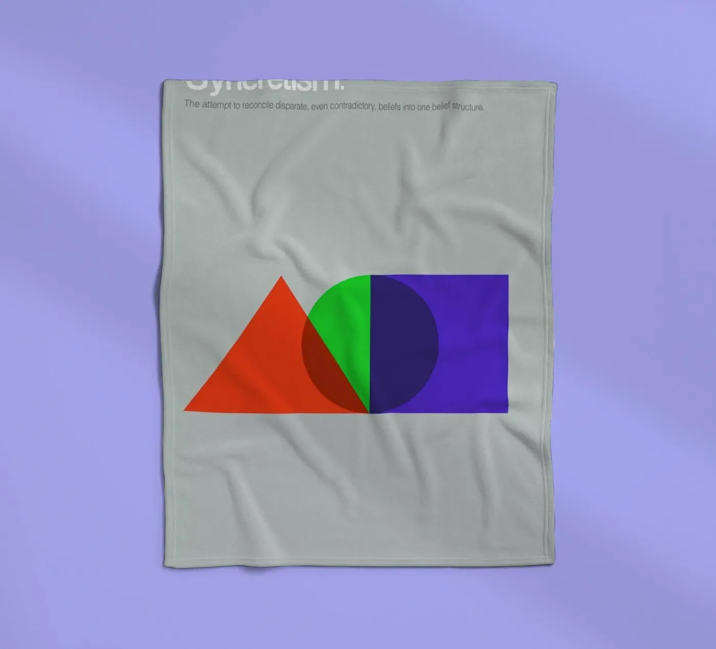 Syncretism plaid polaire de Genís Carreras