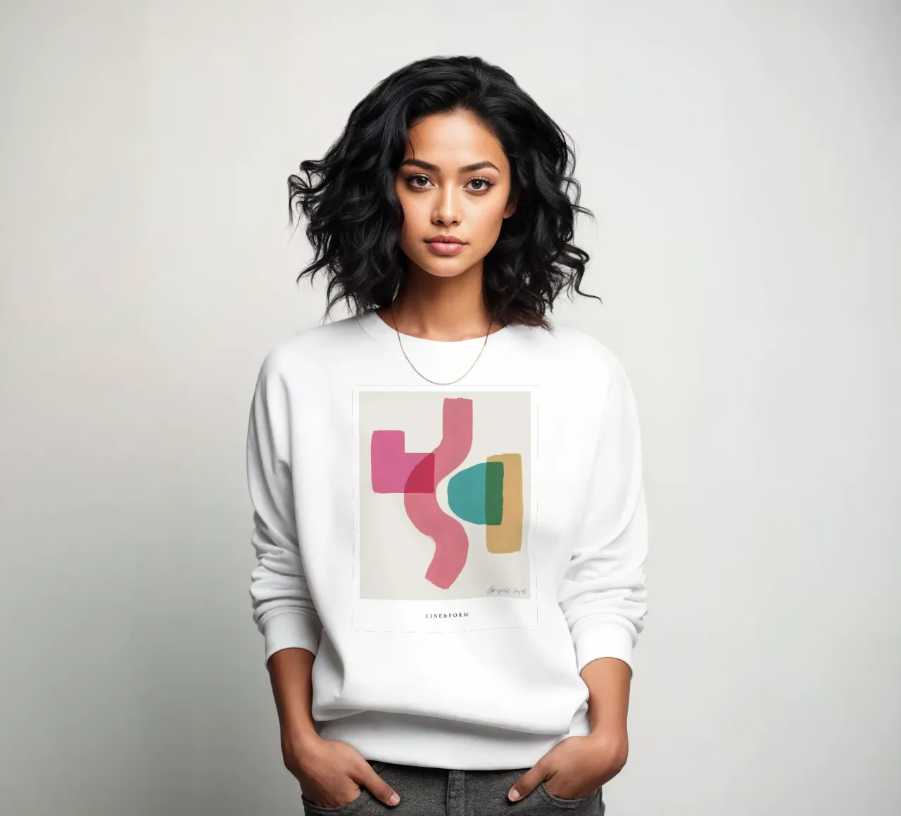 Simple Art Line No 5 sudadera de treechild