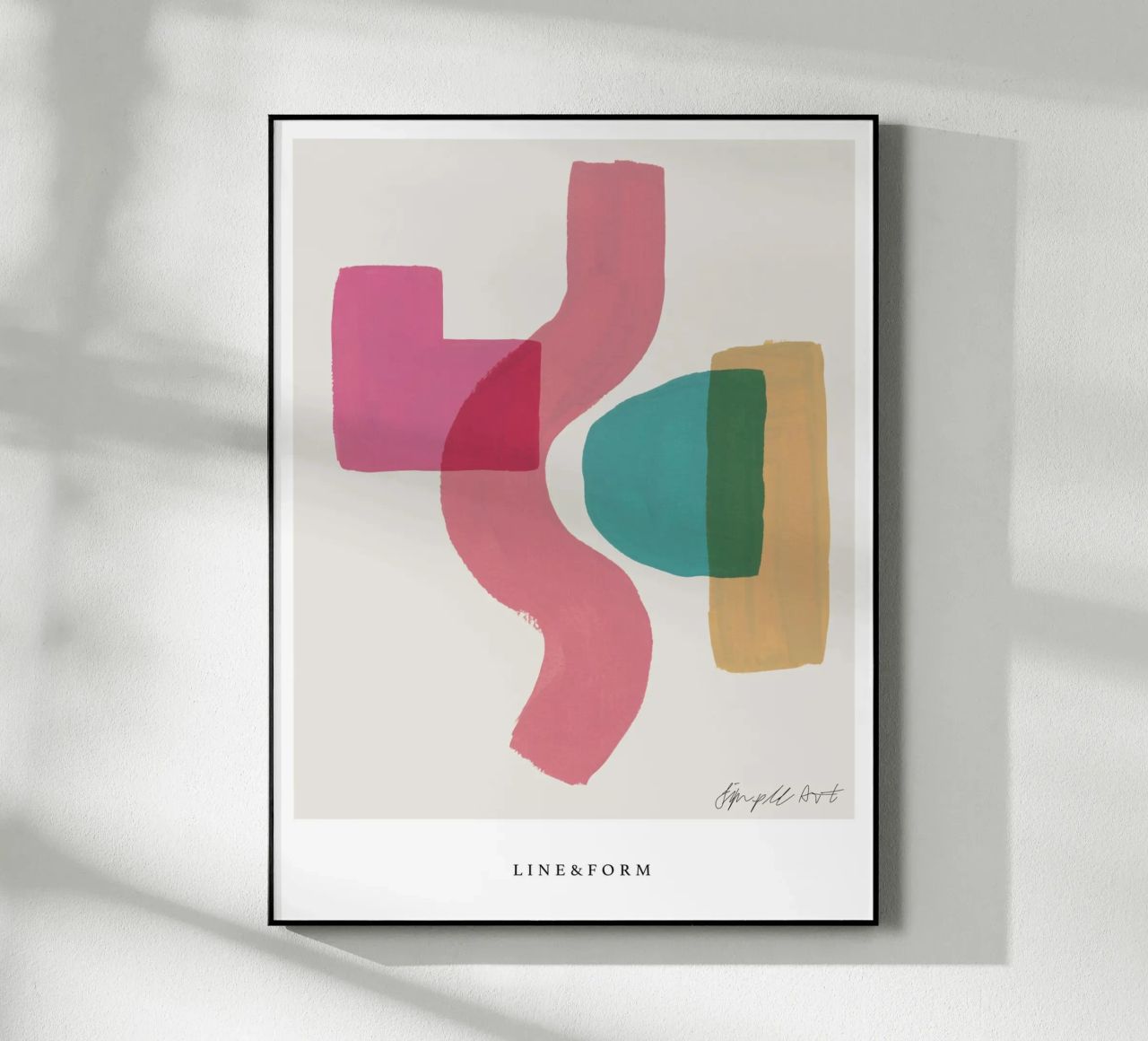 Simple Art Line No 5 plexiglass da treechild