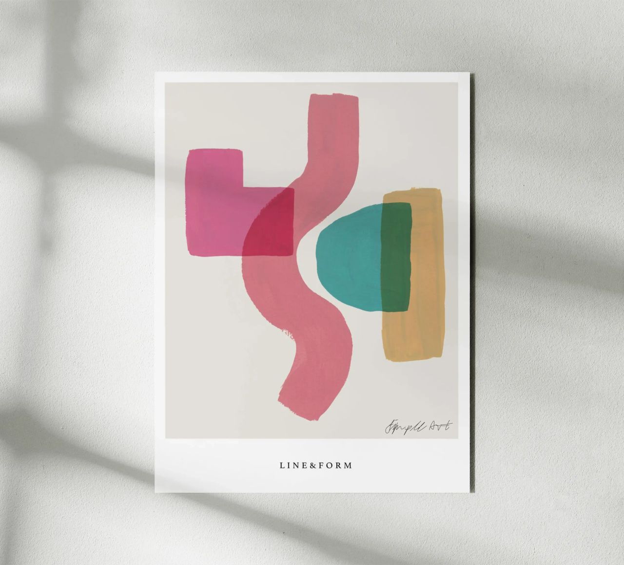 Simple Art Line No 5 alluminio dibond da treechild