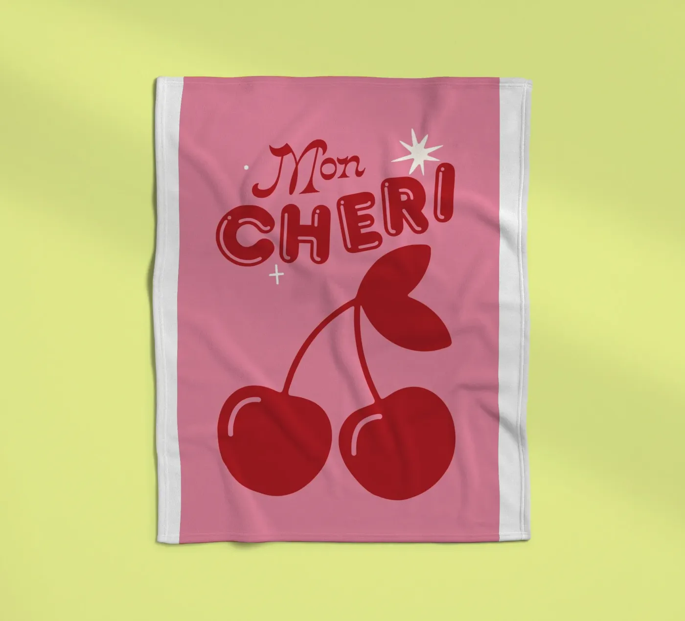 Mon Cheri Fleecedecke von Lolly & Roobs