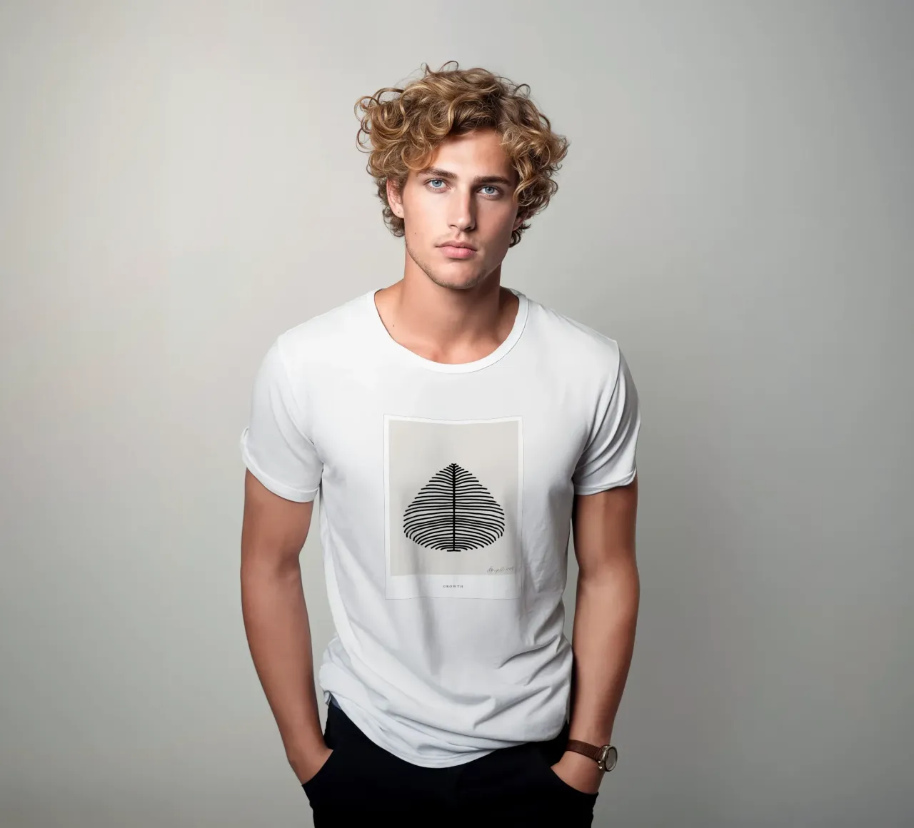 Simple Art Line No t-shirt da treechild