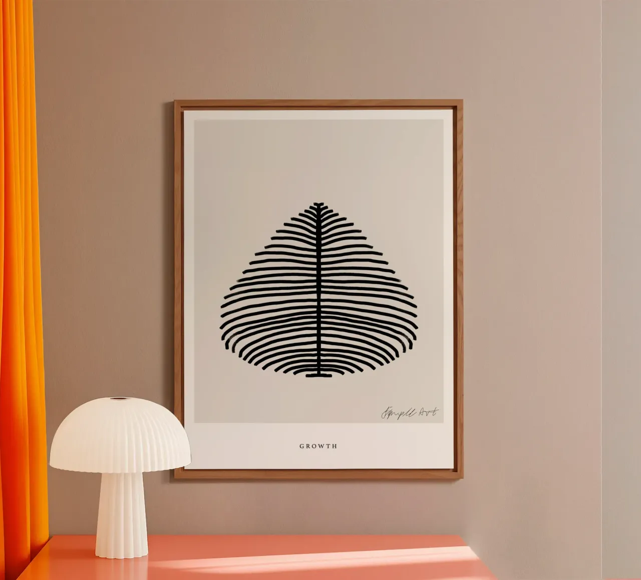 Simple Art Line No alluminio dibond da treechild