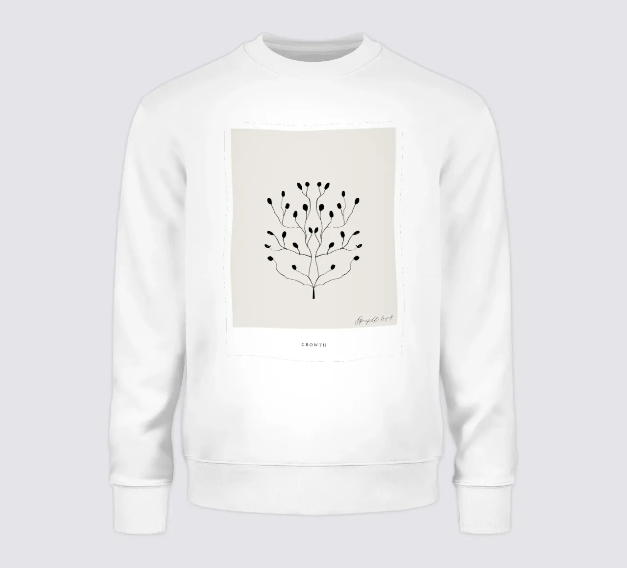 Simple Art Line No 7 felpa da treechild