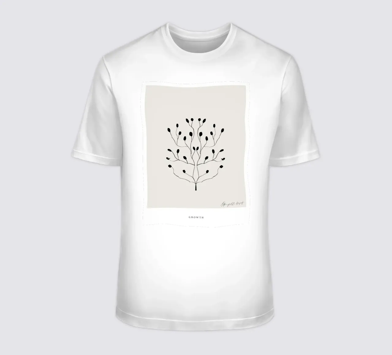 Simple Art Line No 7 t-shirt da treechild