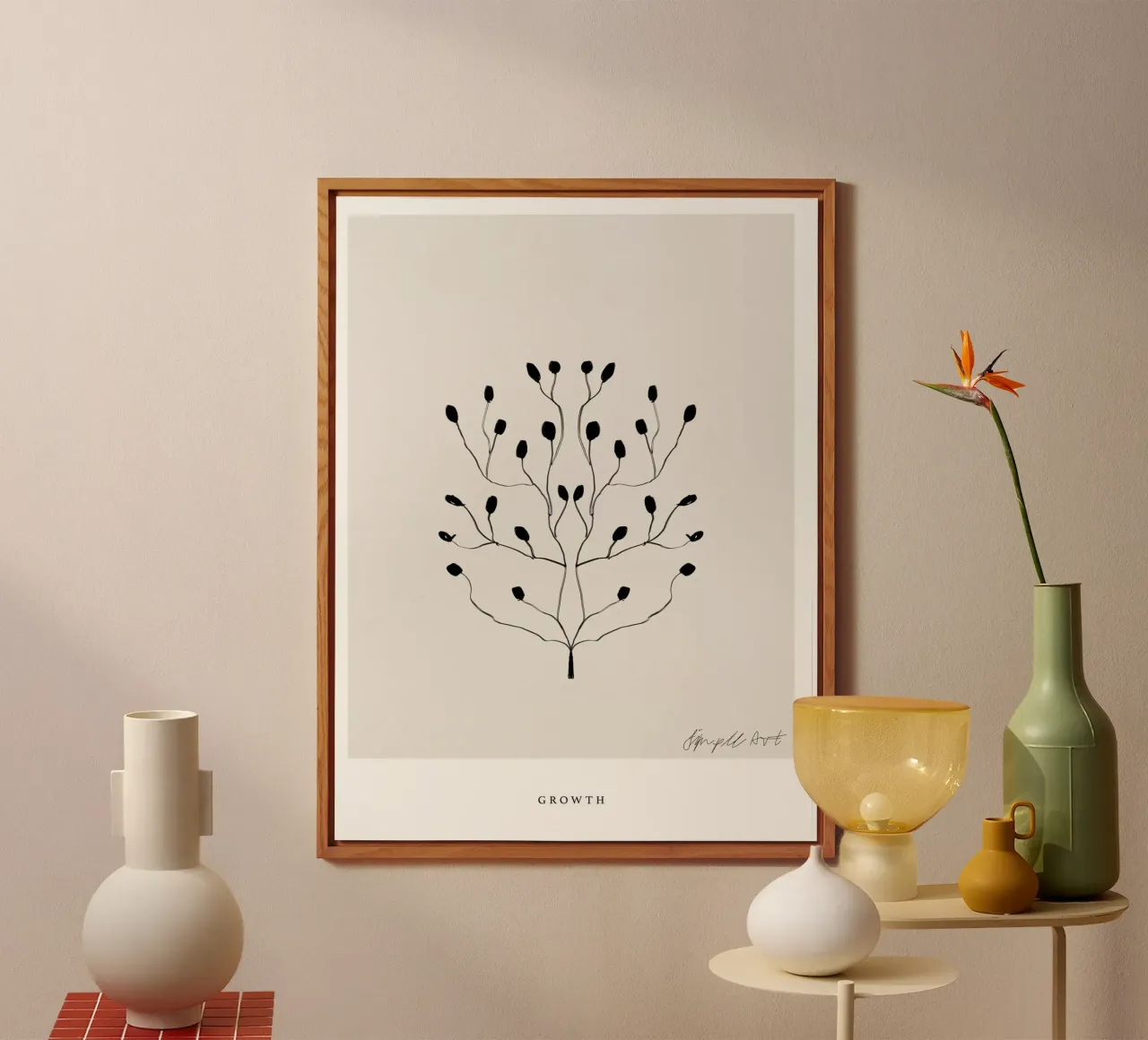Simple Art Line No 7 alluminio dibond da treechild