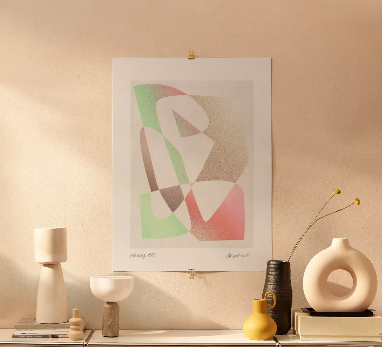 Simple Art Line No 9 poster da treechild