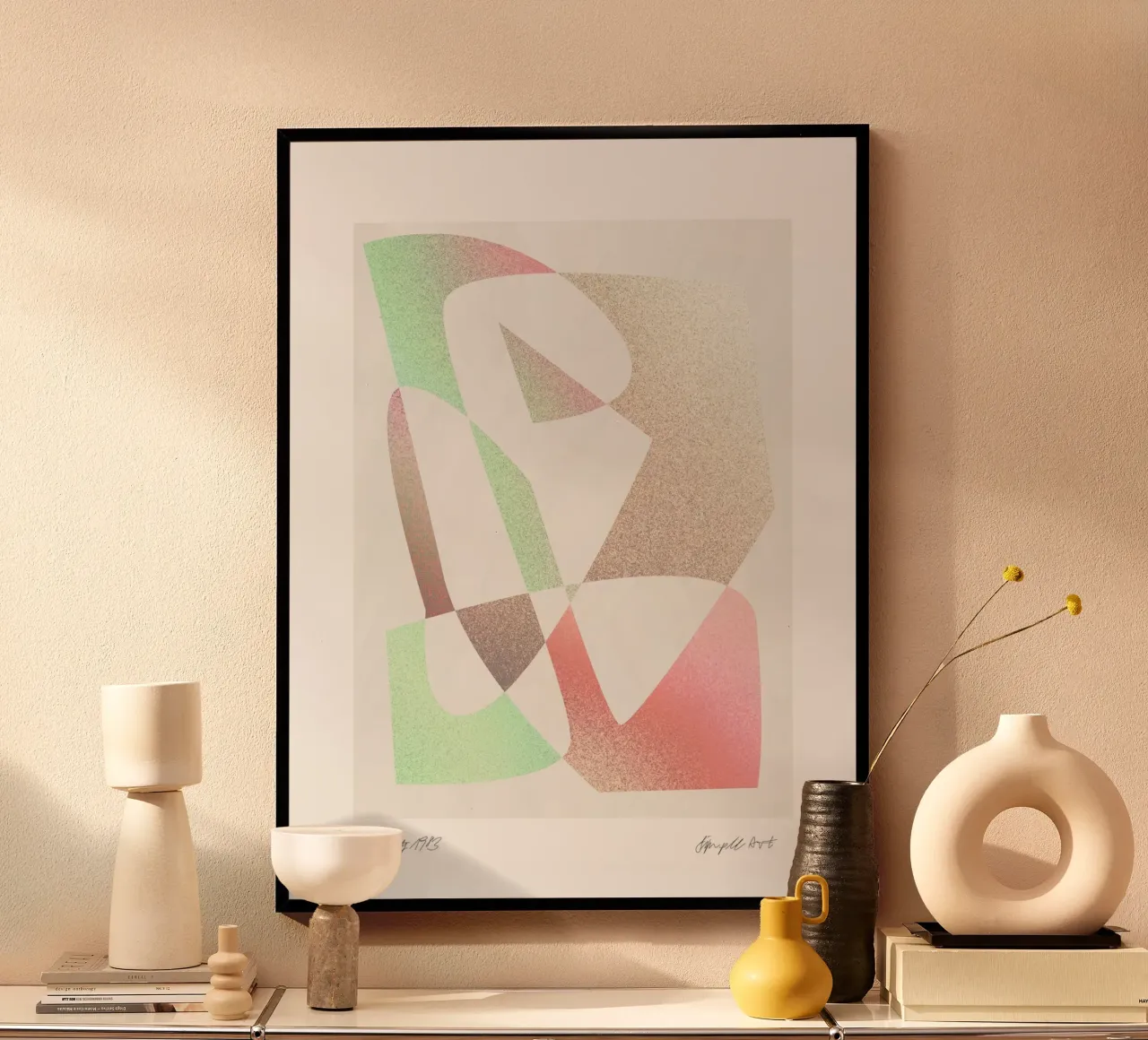 Simple Art Line No 9 poster da treechild