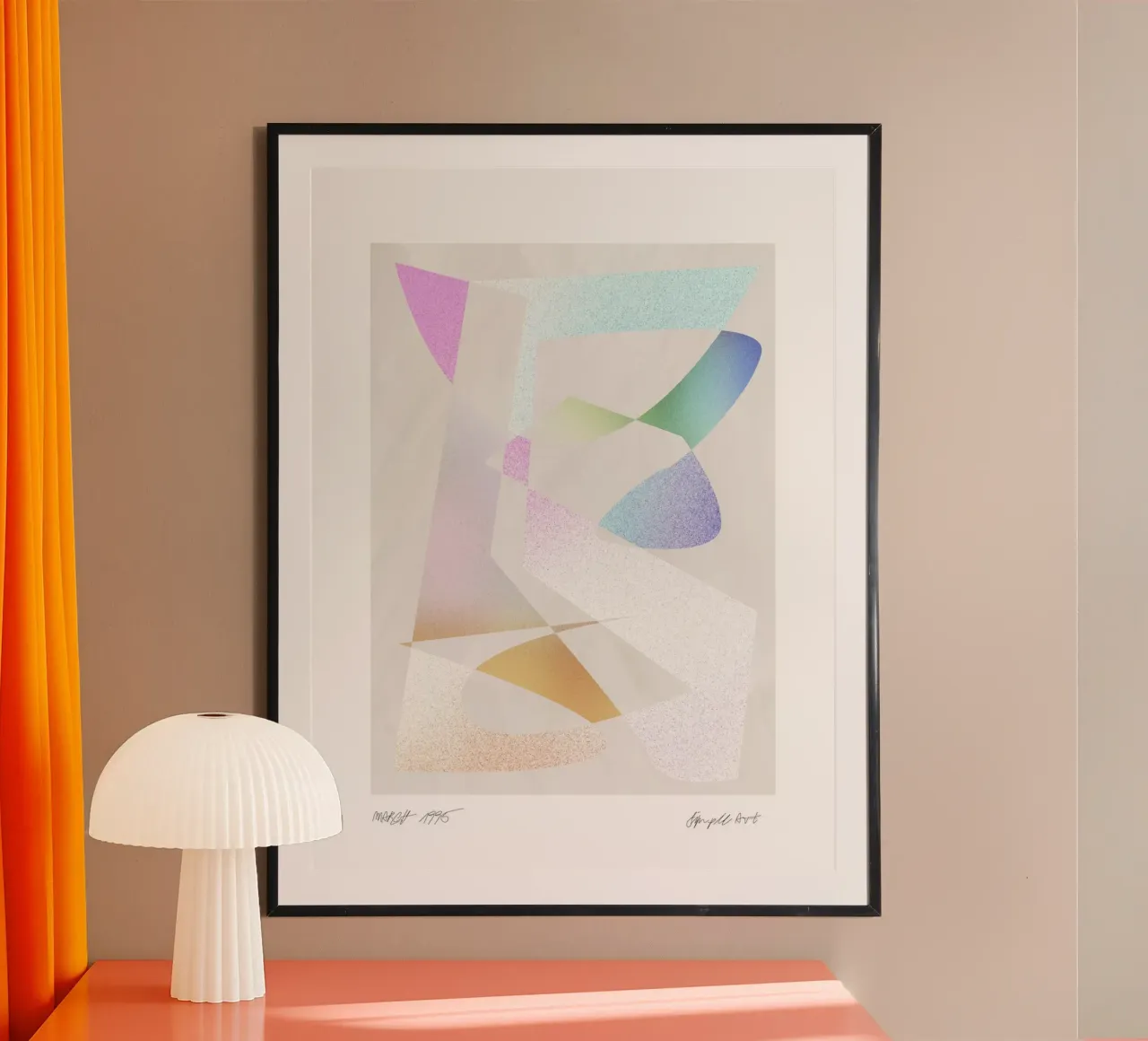 Simple Art Line No 10 poster da treechild