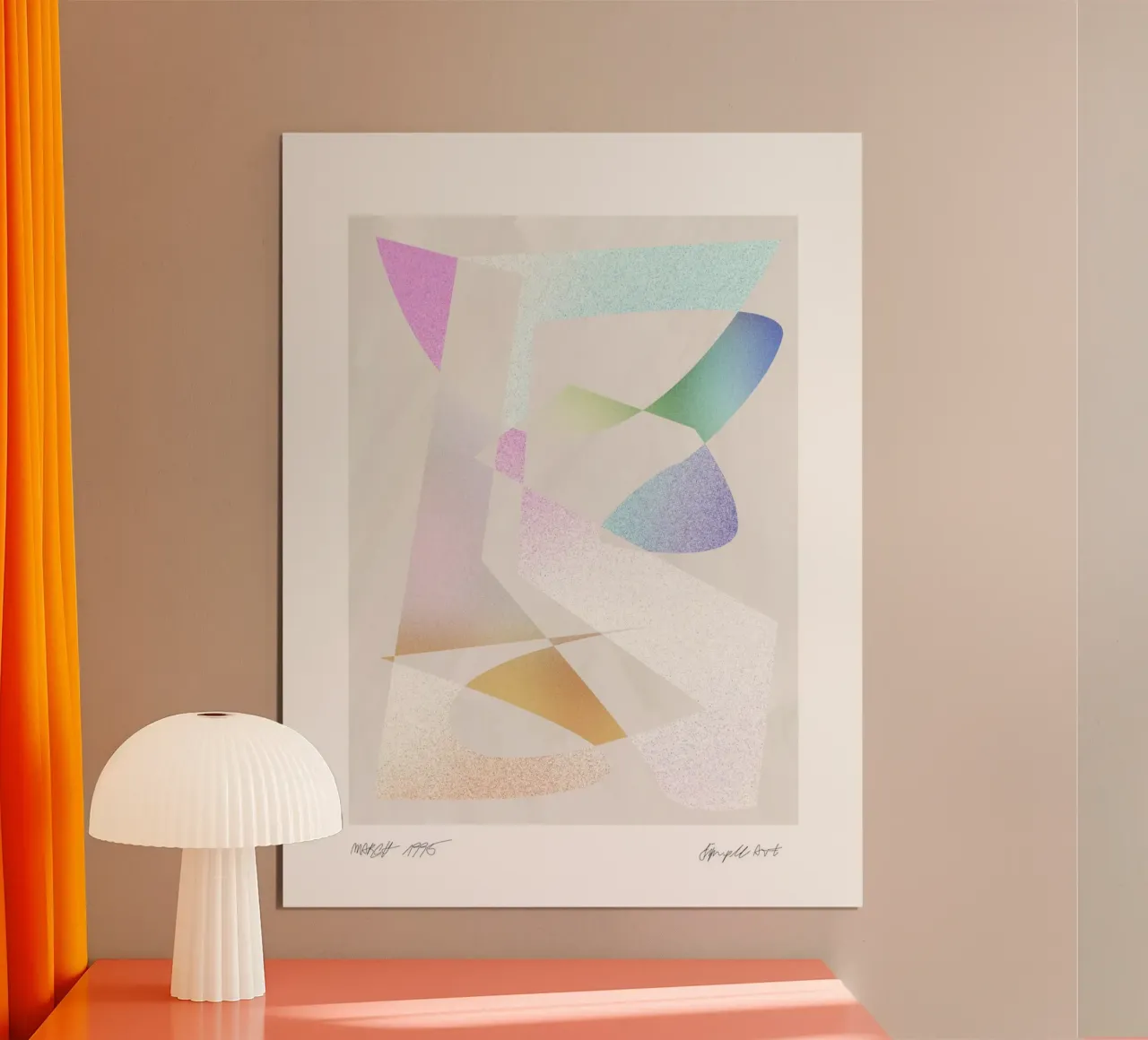 Simple Art Line No 10 poster da treechild