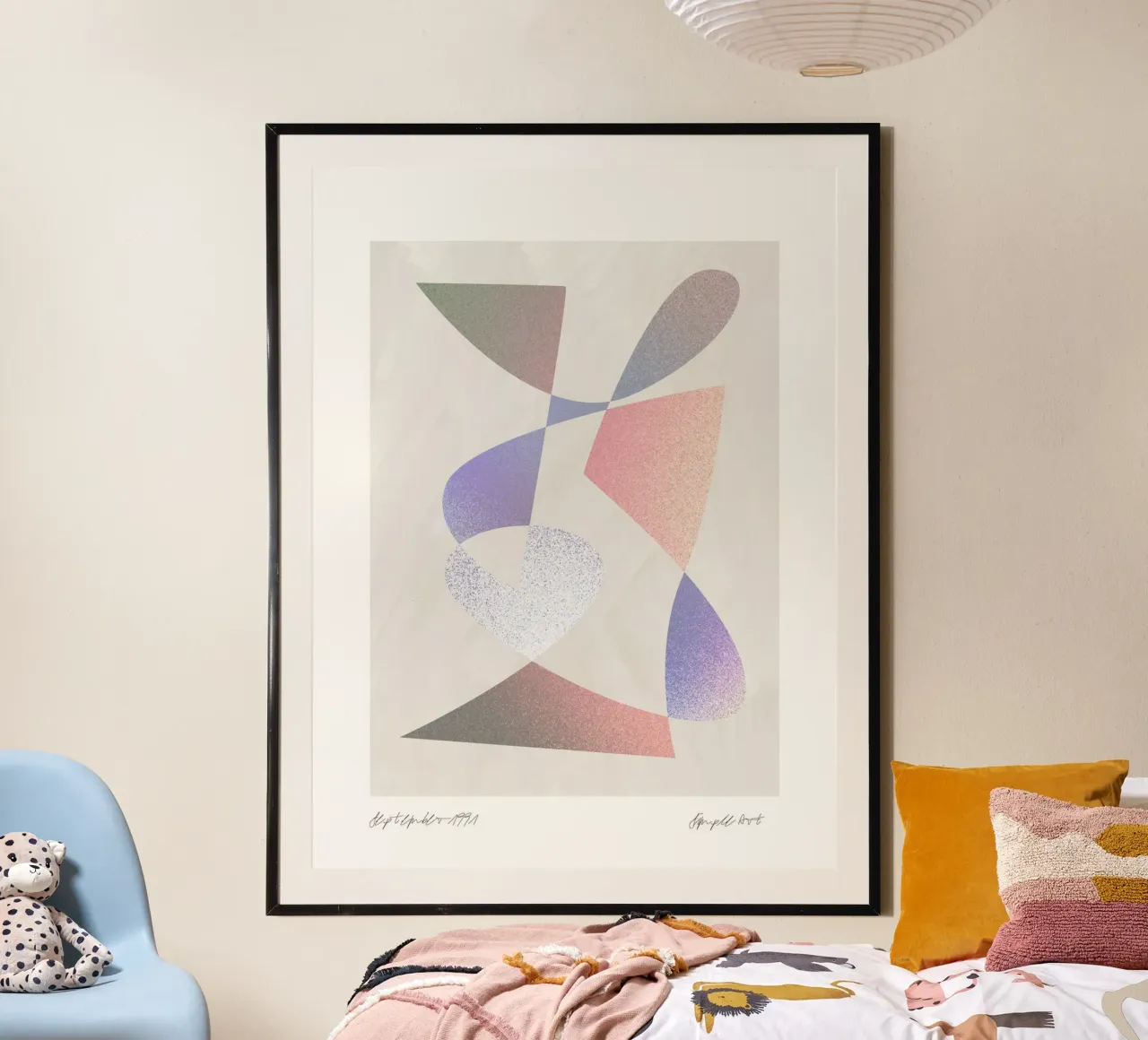 Simple Art Line No 11 poster da treechild
