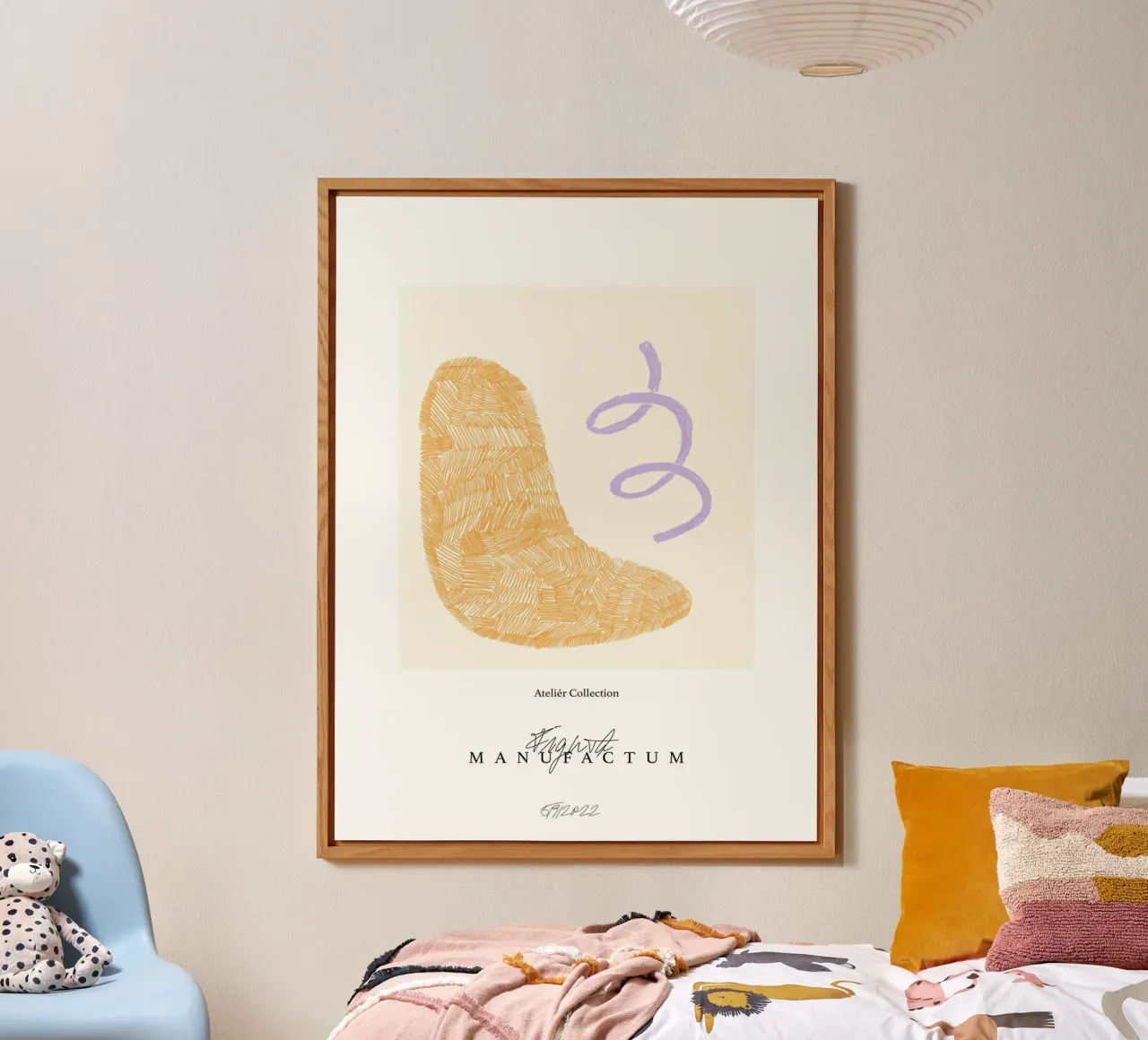 Simple Art Line No 13 alluminio dibond da treechild