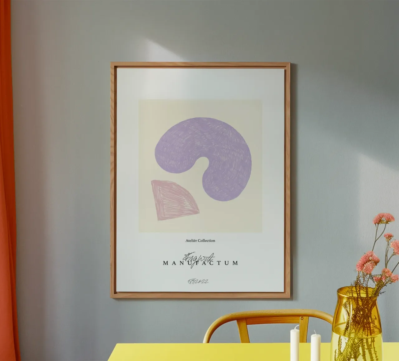 Simple Art Line No 14 aluminio dibond de treechild