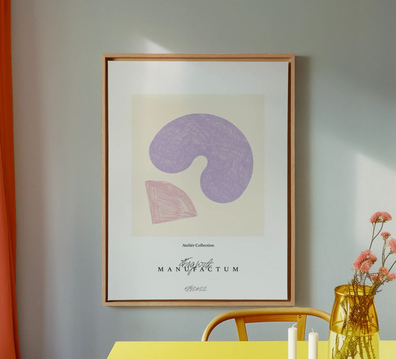 Simple Art Line No 14 canvas van treechild