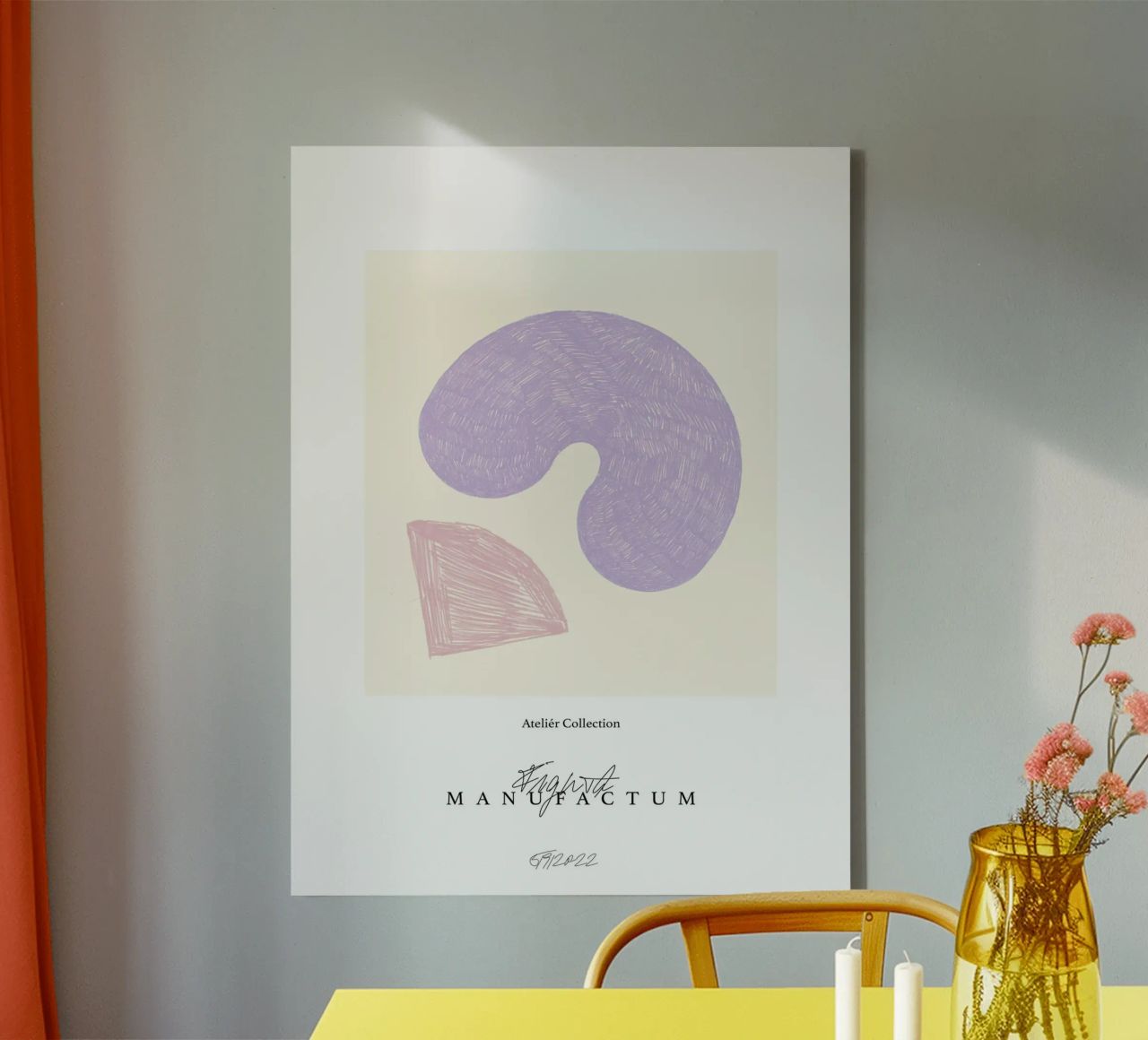 Simple Art Line No 14 canvas van treechild