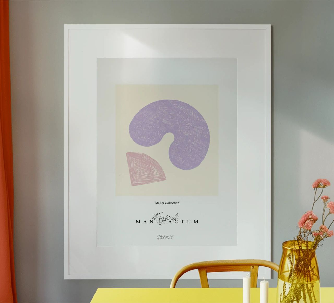 Simple Art Line No 14 poster van treechild