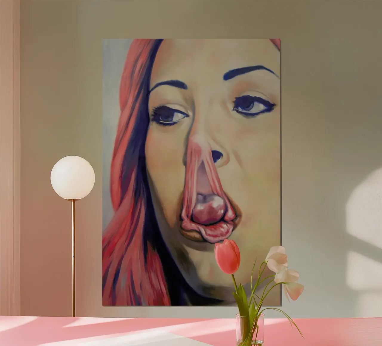 Where Are My Glasses poster con telaio in plastica da Alexander Grahovsky