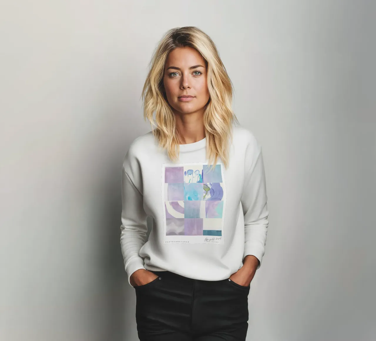 Simple Art Line No 16 sweatshirt van treechild