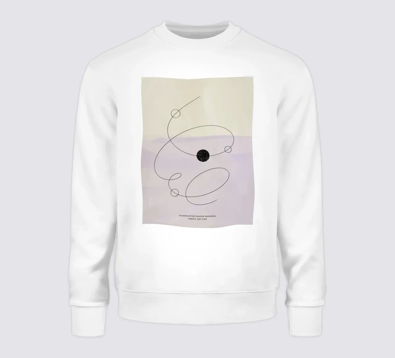 Simple Art Line No 17 felpa da treechild