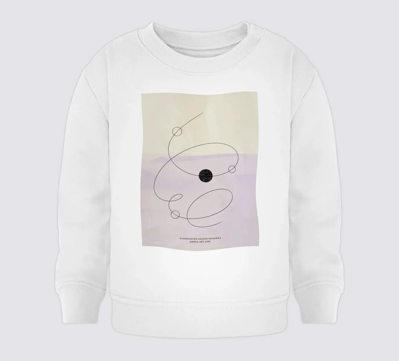 Simple Art Line No 17 felpa neonato da treechild