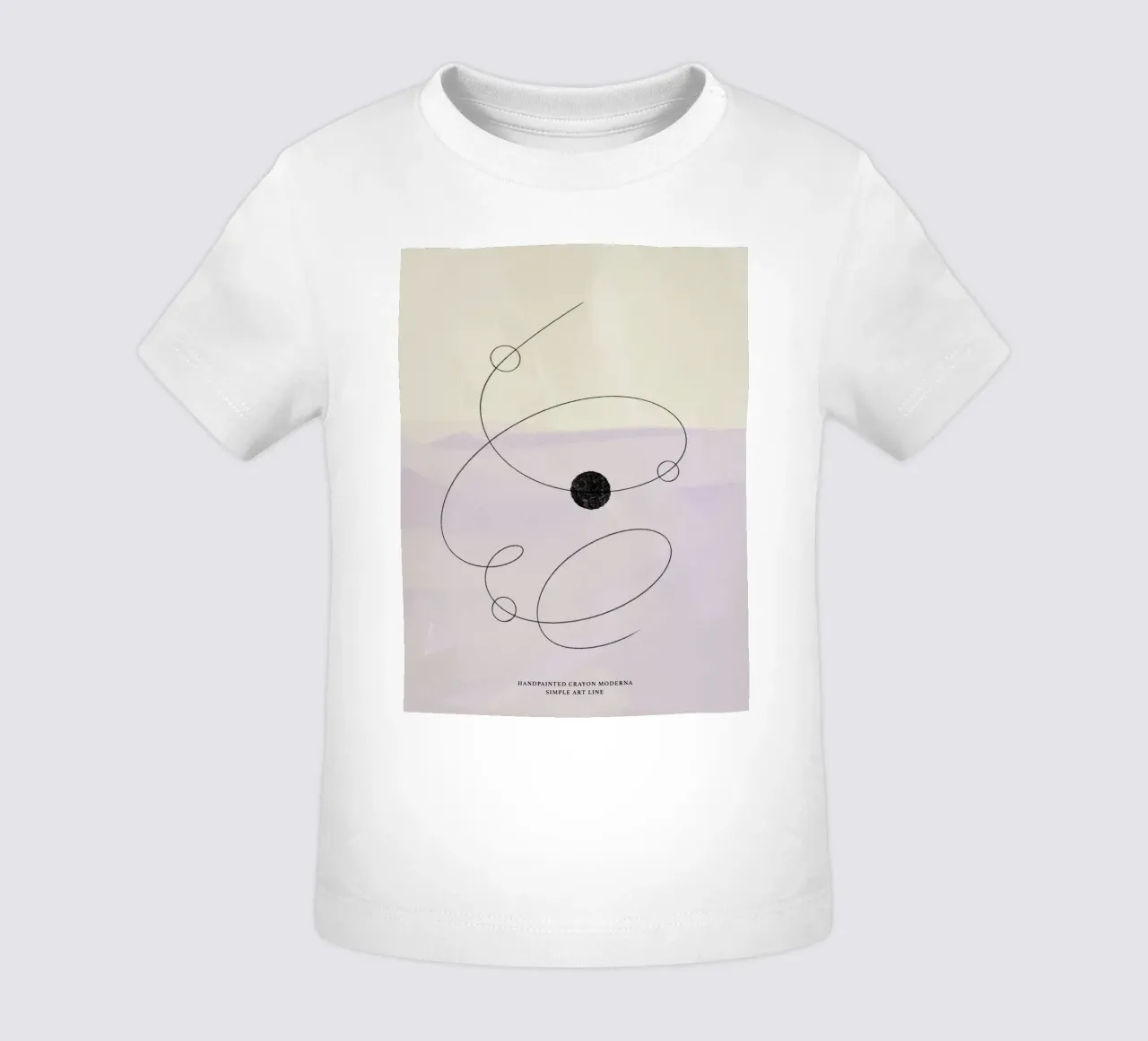 Simple Art Line No 17 maglietta neonato da treechild