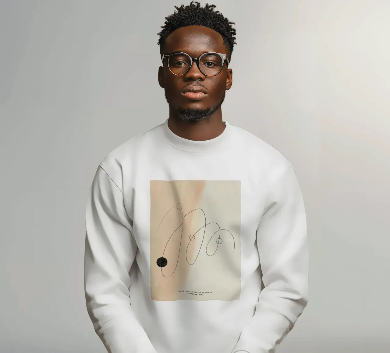 Simple Art Line No 18 felpa da treechild