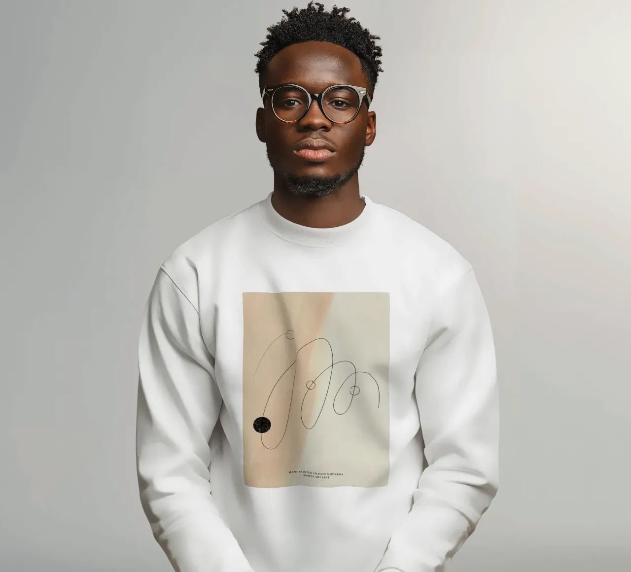 Simple Art Line No 18 felpa da treechild