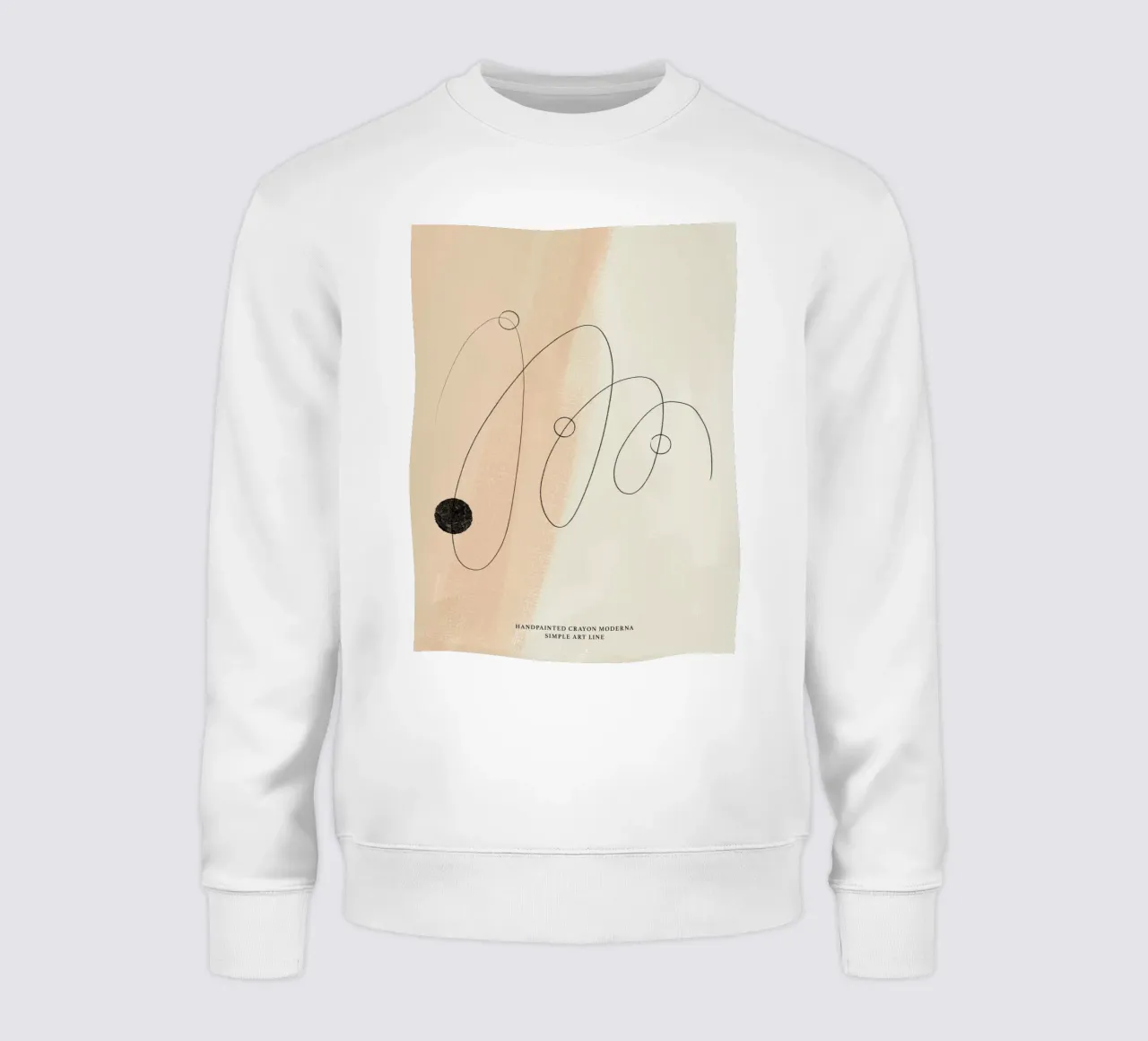 Simple Art Line No 18 felpa da treechild