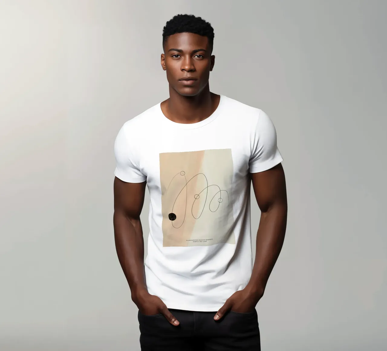 Simple Art Line No 18 t-shirt da treechild