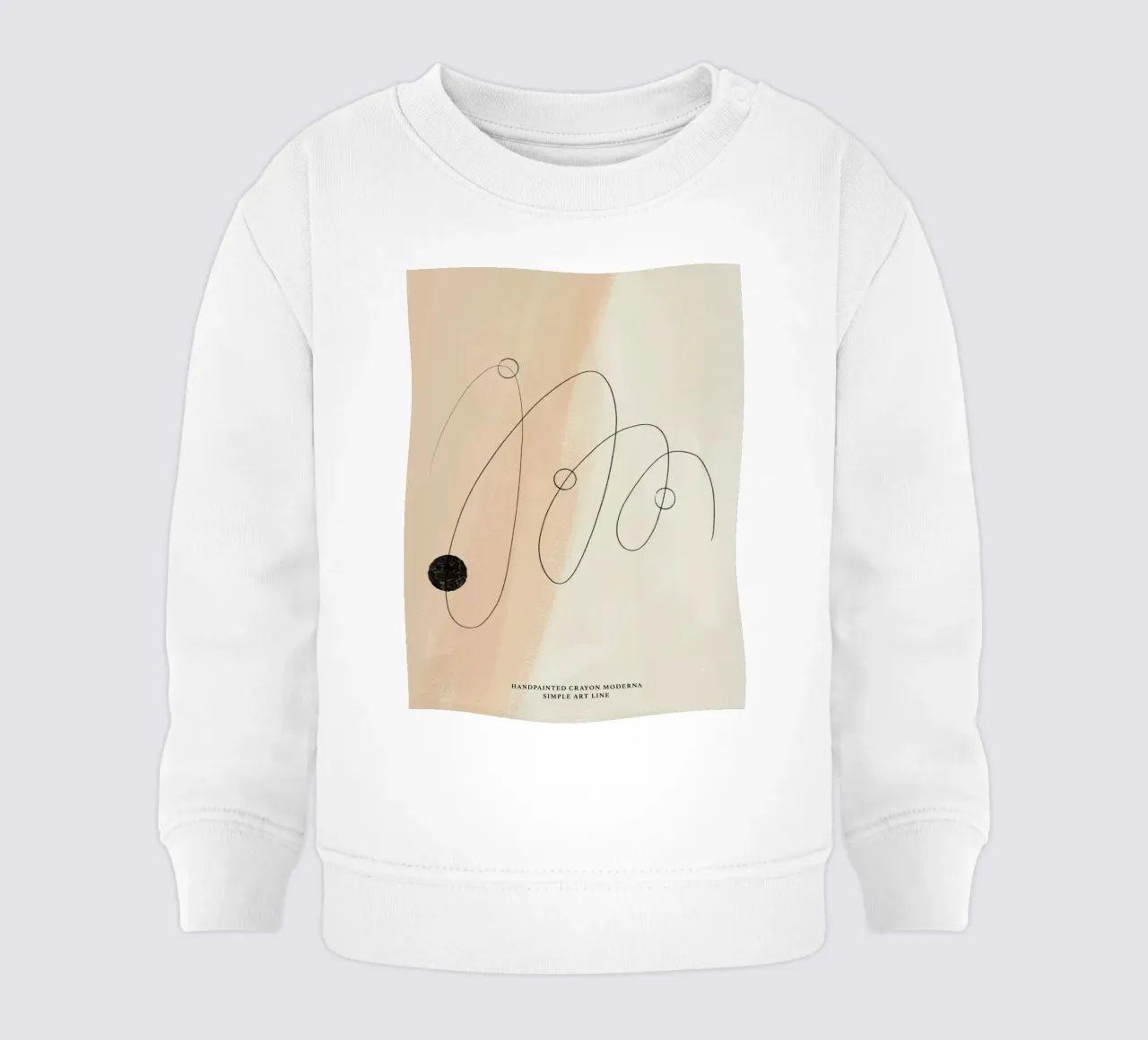 Simple Art Line No 18 felpa neonato da treechild