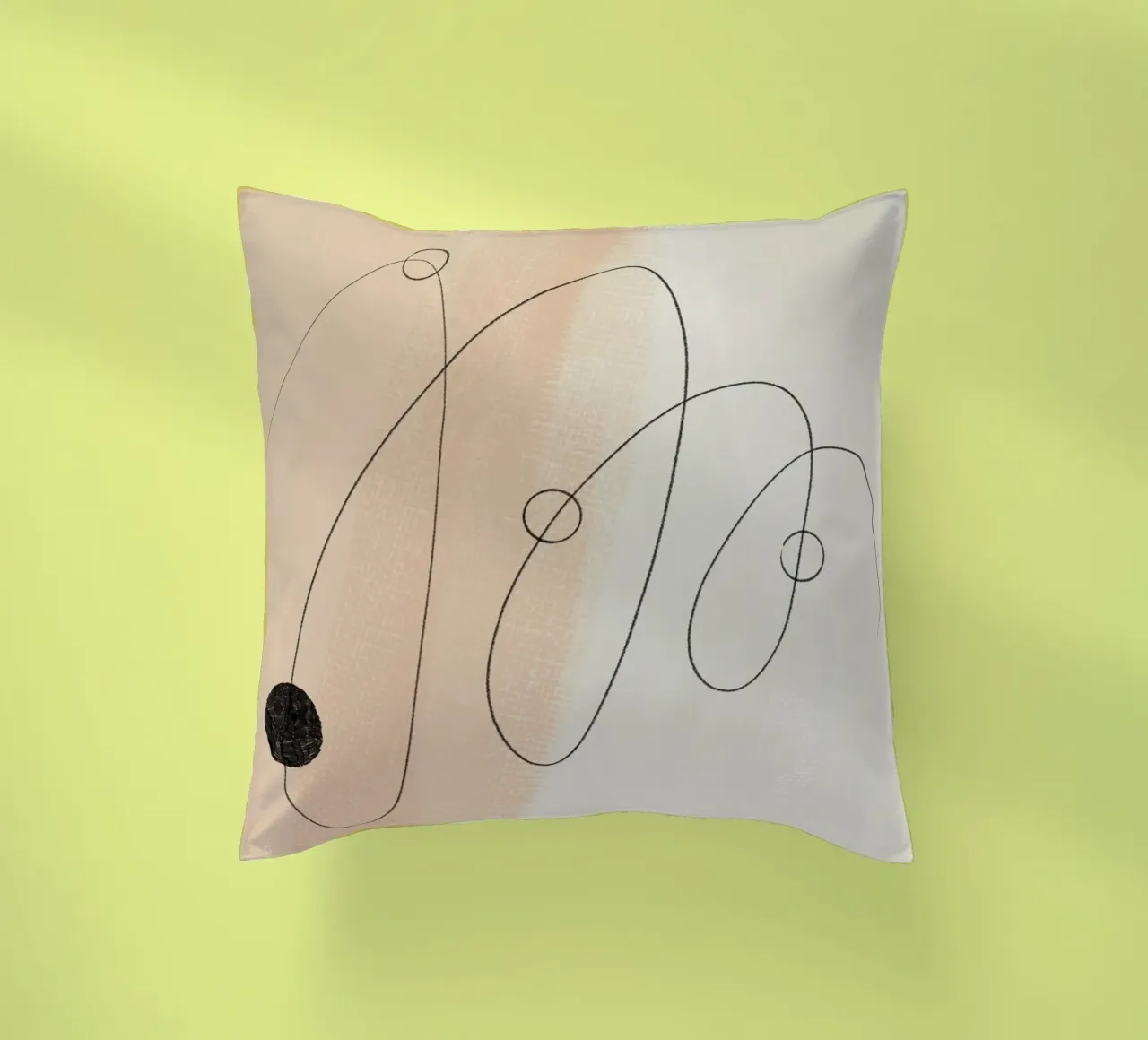 Simple Art Line No 18 cuscino da treechild