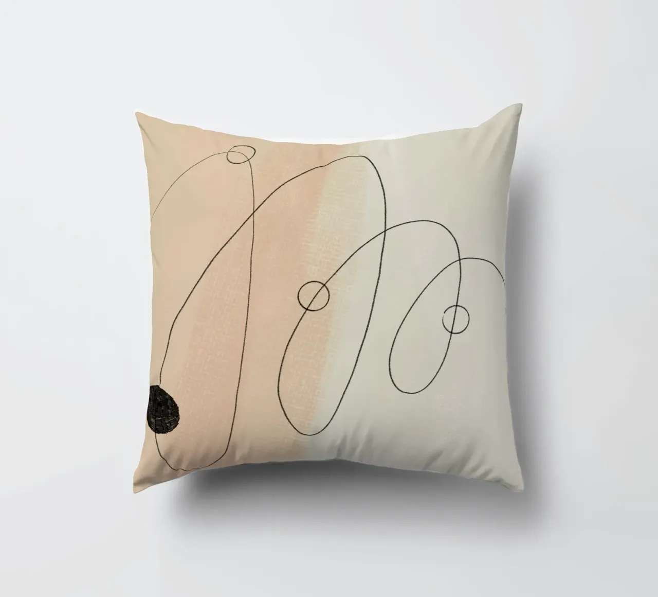 Simple Art Line No 18 cuscino da treechild