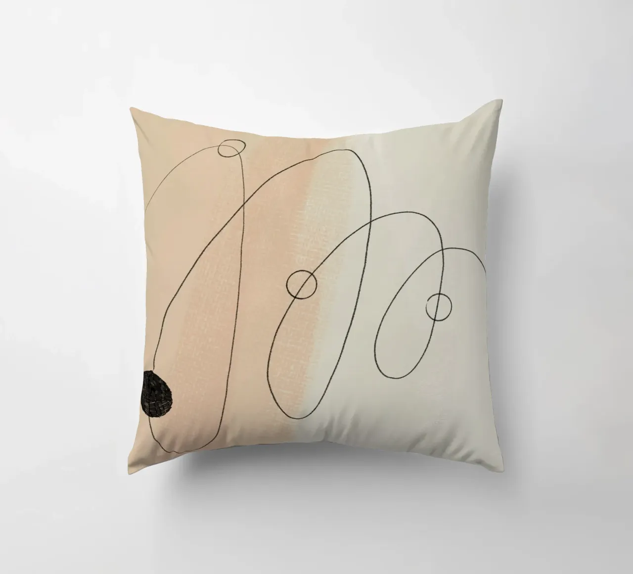 Simple Art Line No 18 cuscino da treechild