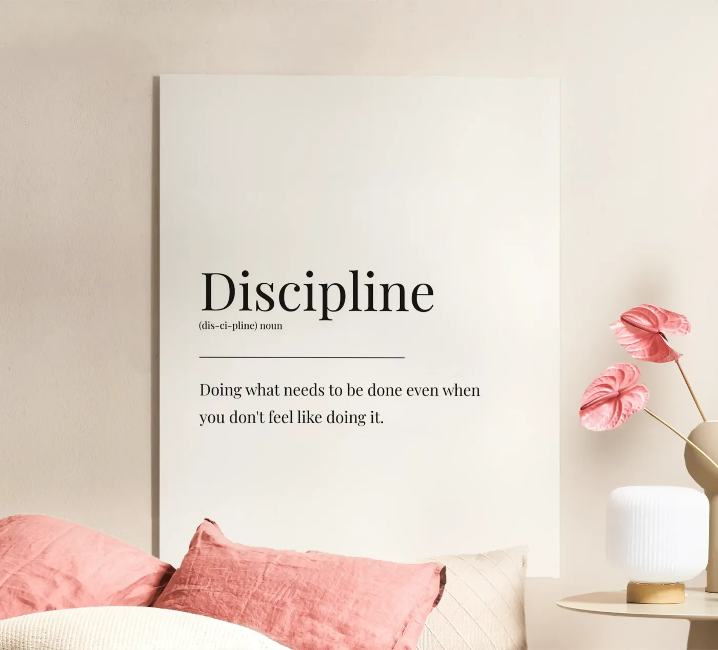 Discipline defintion plexiglass da Paigaam Studio