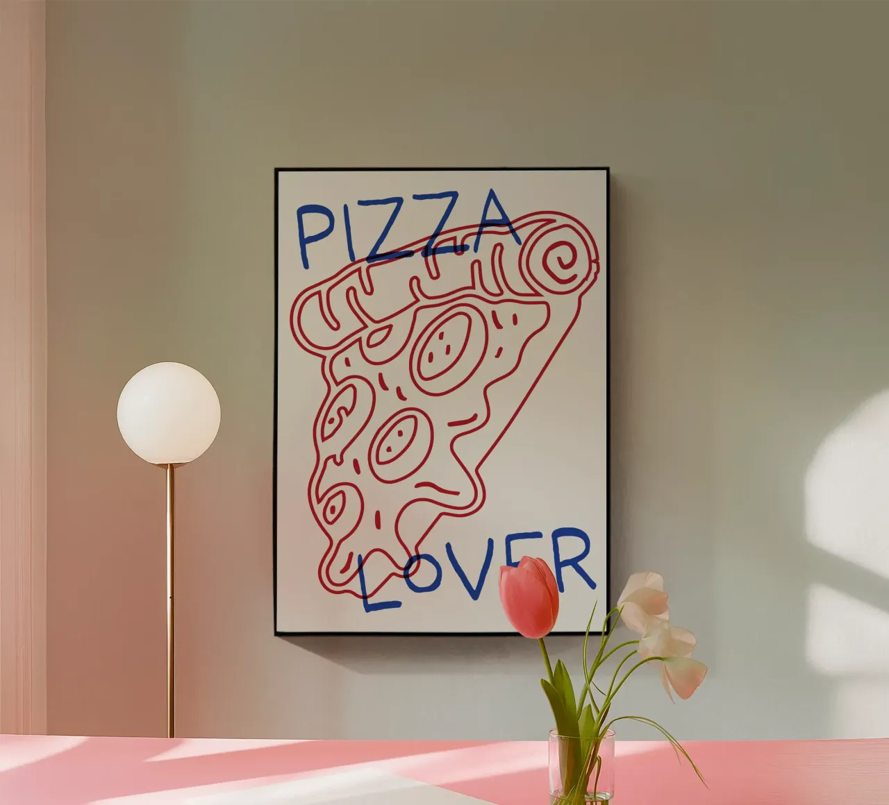 Pizza Lover plexiglass da Lolly & Roobs
