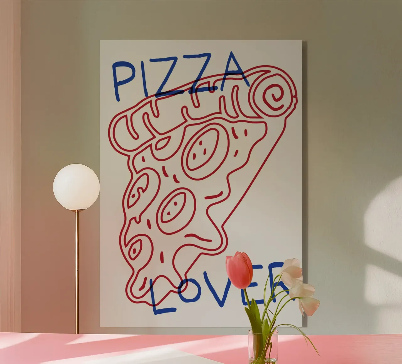 Pizza Lover plexiglass da Lolly & Roobs
