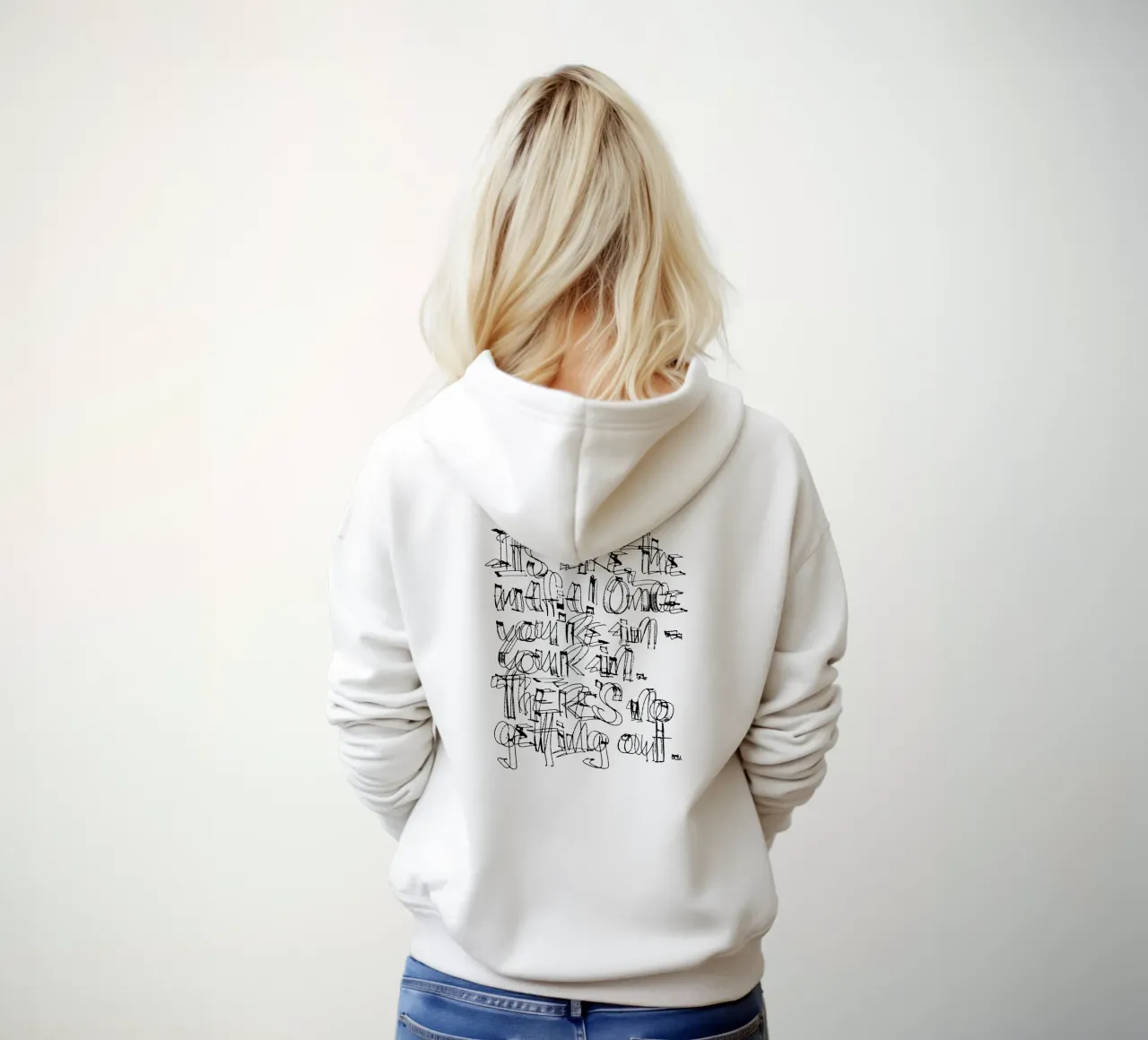 Surfing - if you are in, you are in. sudadera con capucha de LIMITED EDITION LETTERS