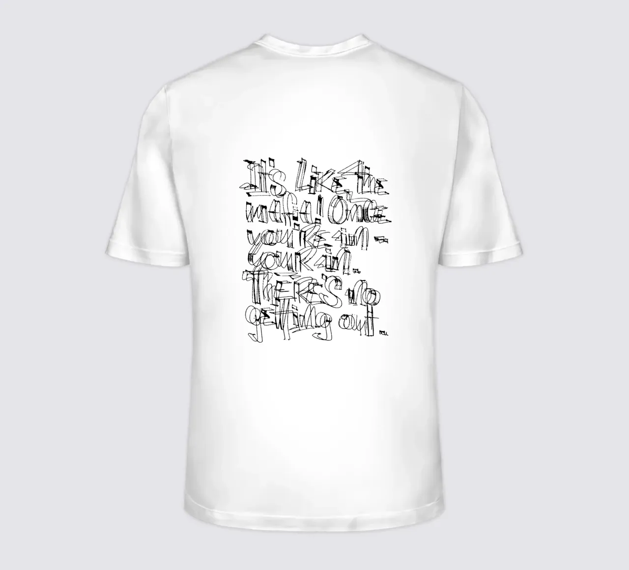 Surfing - if you are in, you are in. t-shirt da LIMITED EDITION LETTERS
