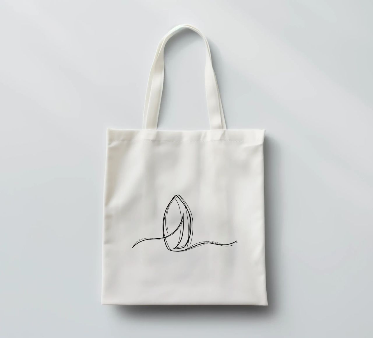 Surfing - if you are in, you are in. borsa in juta da LIMITED EDITION LETTERS