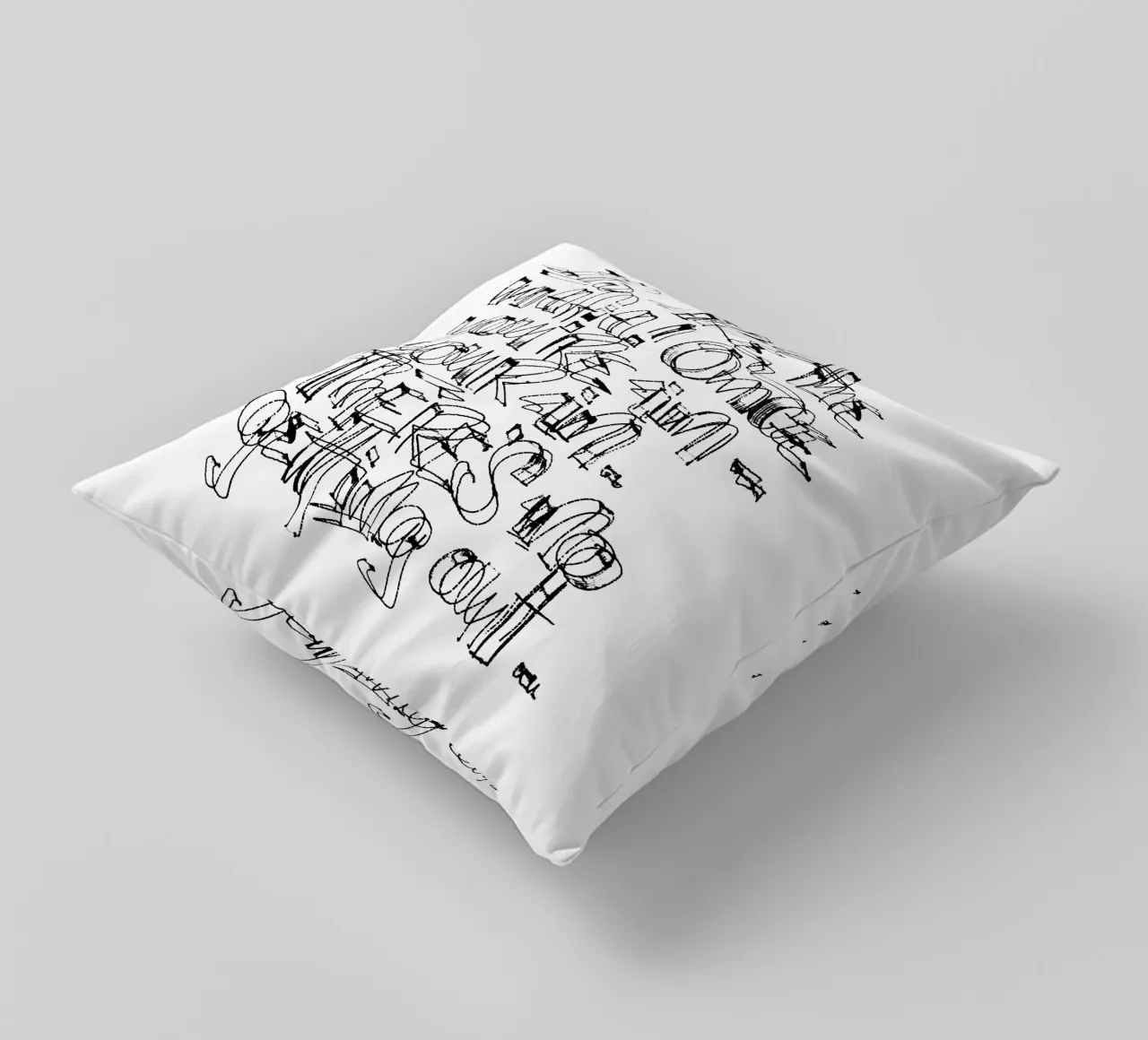 Surfing - if you are in, you are in. cuscino da LIMITED EDITION LETTERS