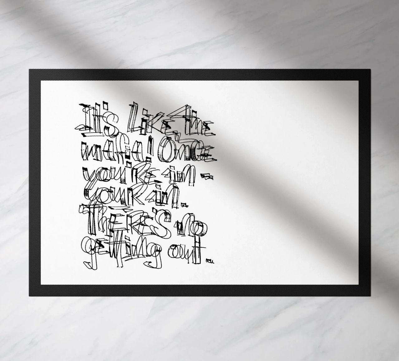 Surfing - if you are in, you are in. zerbino da LIMITED EDITION LETTERS