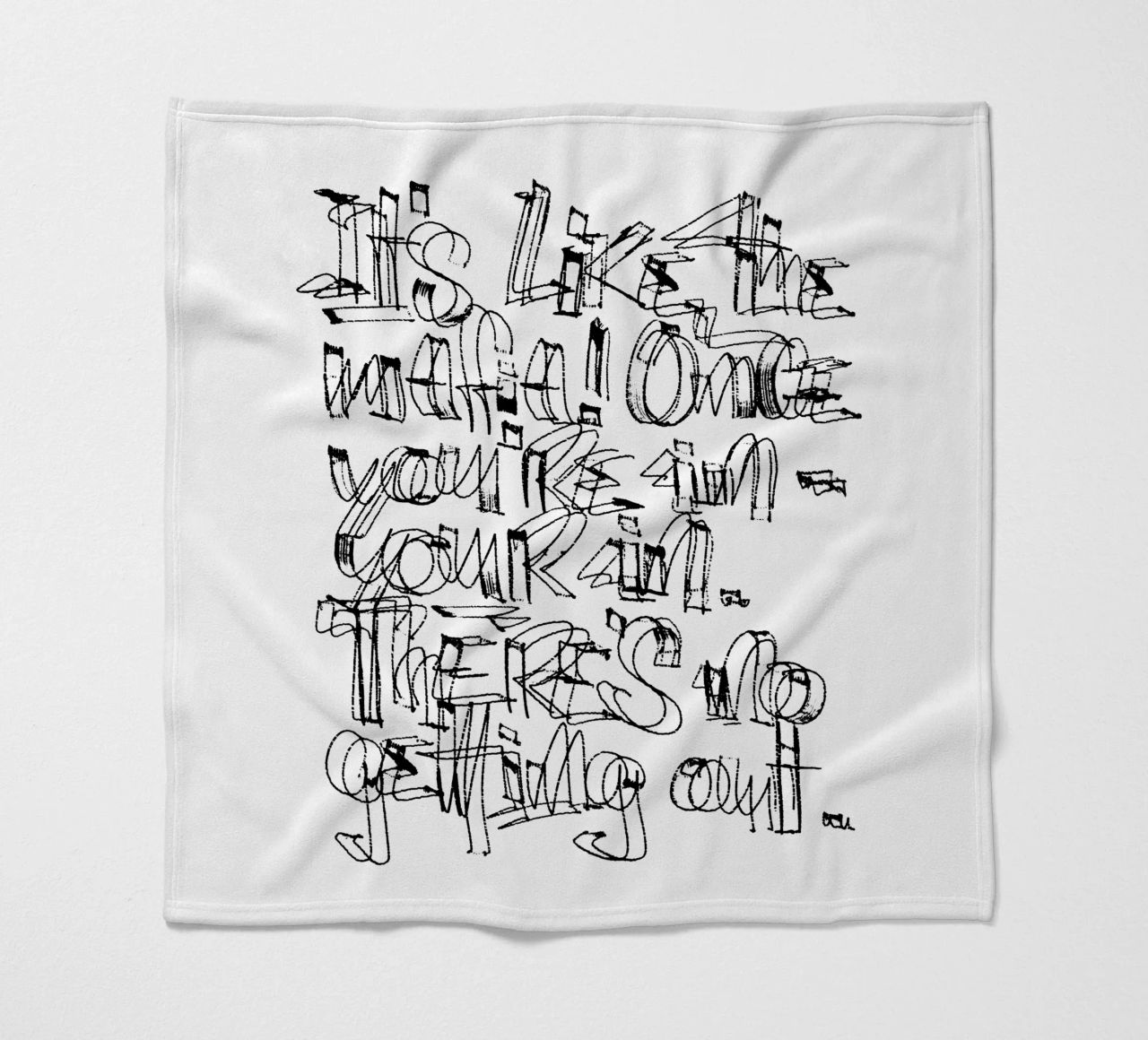 Surfing - if you are in, you are in. coperta in pile da LIMITED EDITION LETTERS