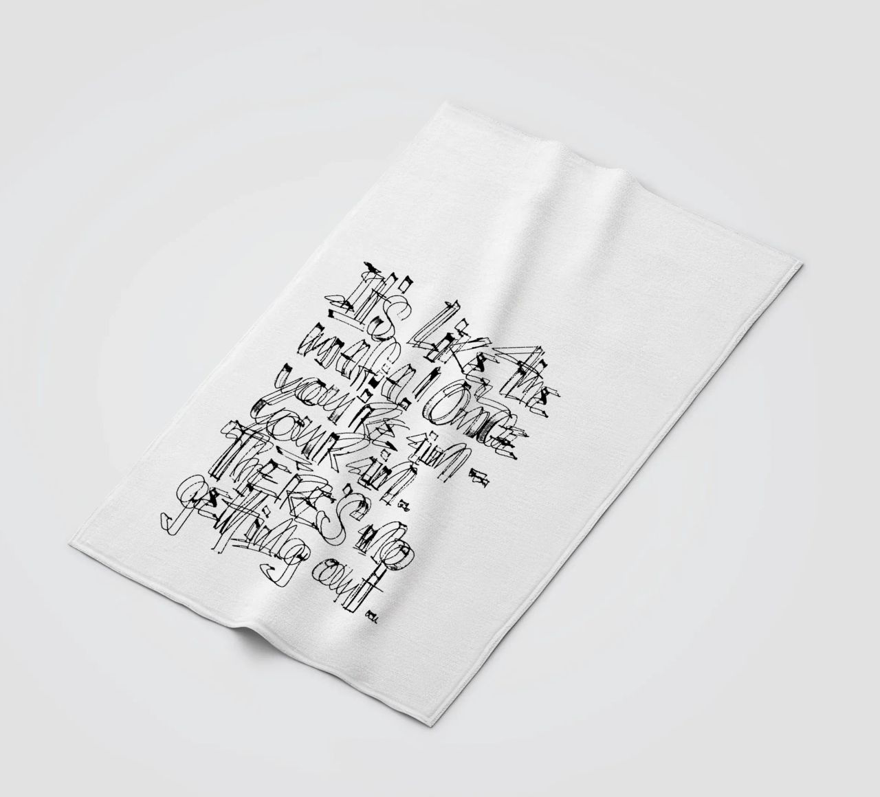 Surfing - if you are in, you are in. coperta in pile da LIMITED EDITION LETTERS