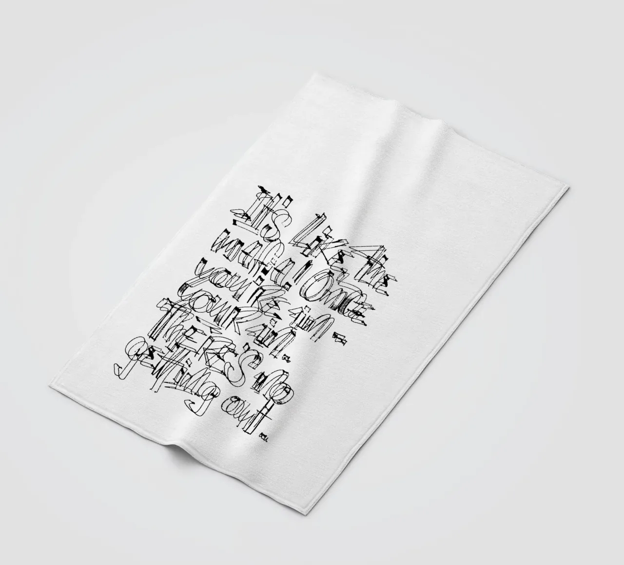 Surfing - if you are in, you are in. coperta in pile da LIMITED EDITION LETTERS