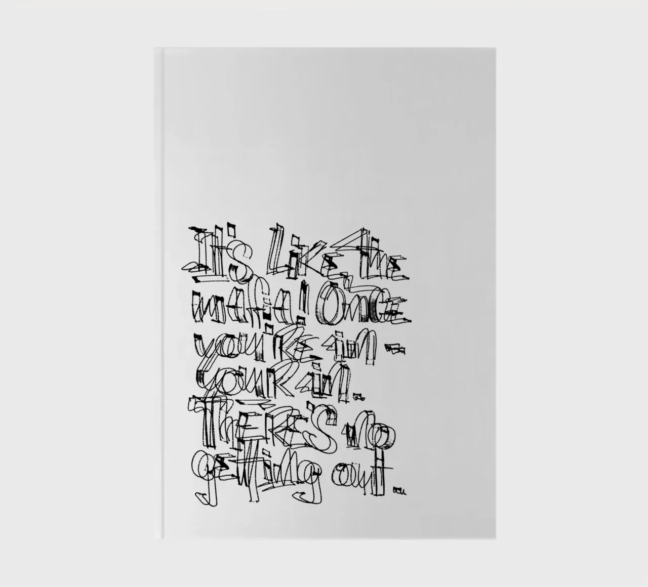 Surfing - if you are in, you are in. cuaderno de LIMITED EDITION LETTERS